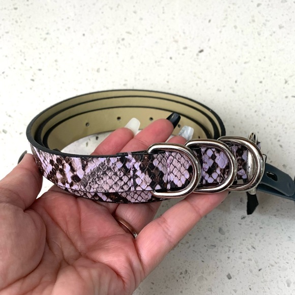 Free Press Snake Print Trouser Fit Belt Size Large - Picture 2 of 7